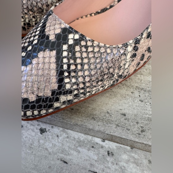 Kate Spade Snake Print Block Heels - Picture 13 of 15
